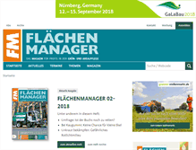 Tablet Screenshot of flaechenmanager.com